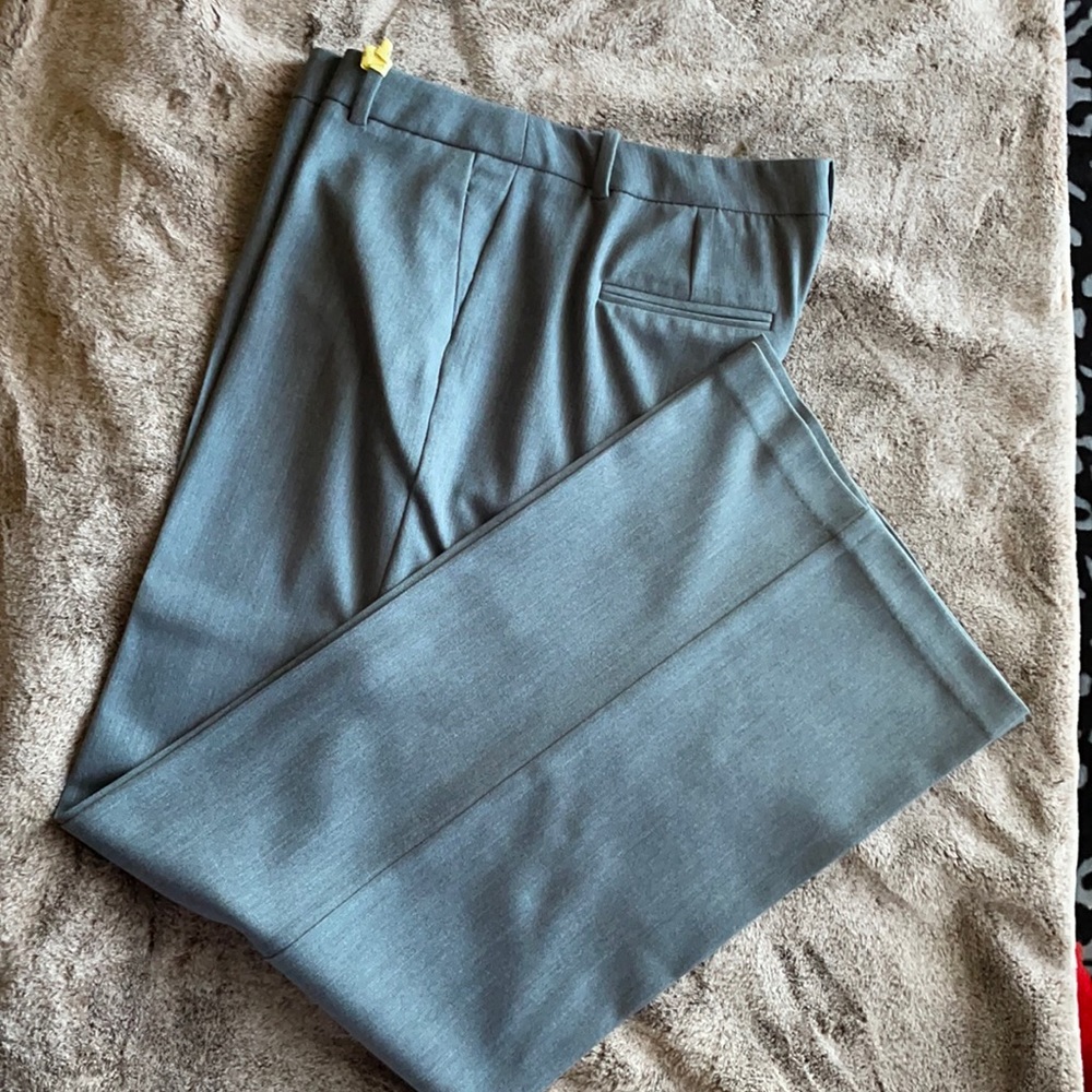 Gray slacks